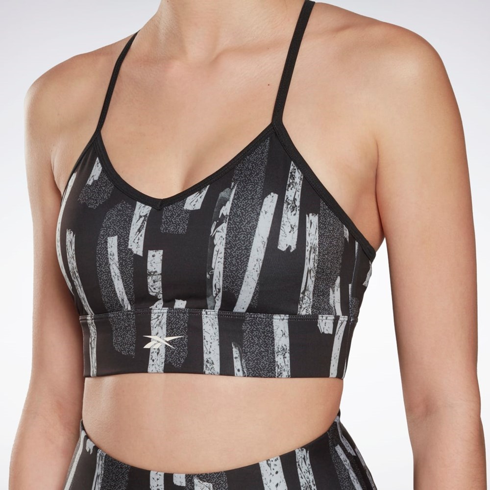 Reebok MYT Printed Bra Negras | 15GUPLZDK