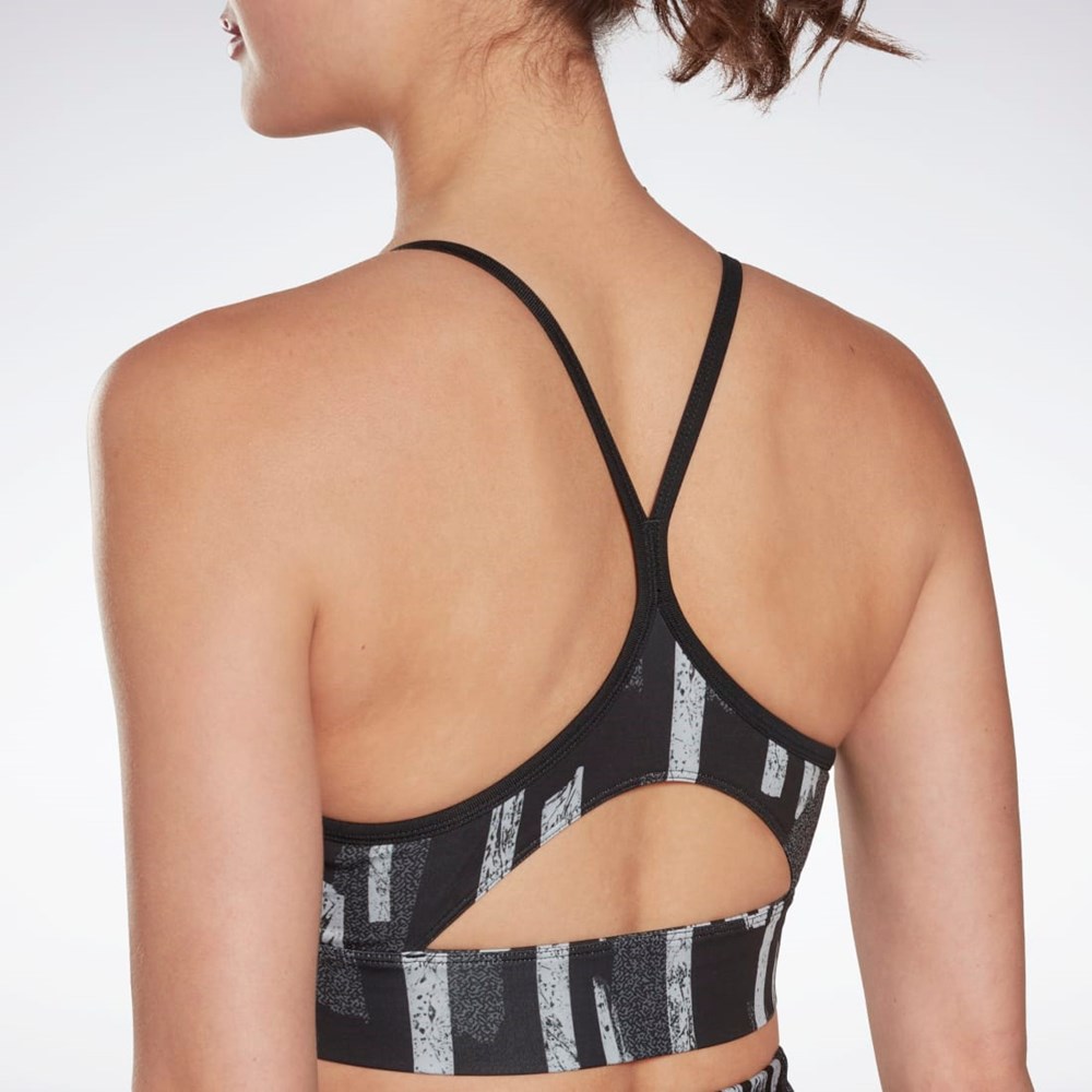 Reebok MYT Printed Bra Negras | 15GUPLZDK