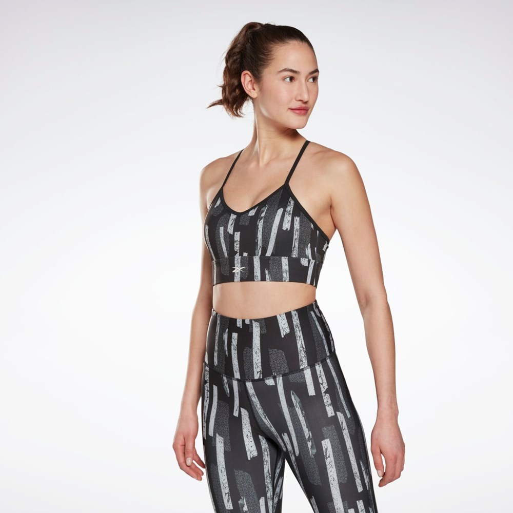 Reebok MYT Printed Bra Negras | 15GUPLZDK