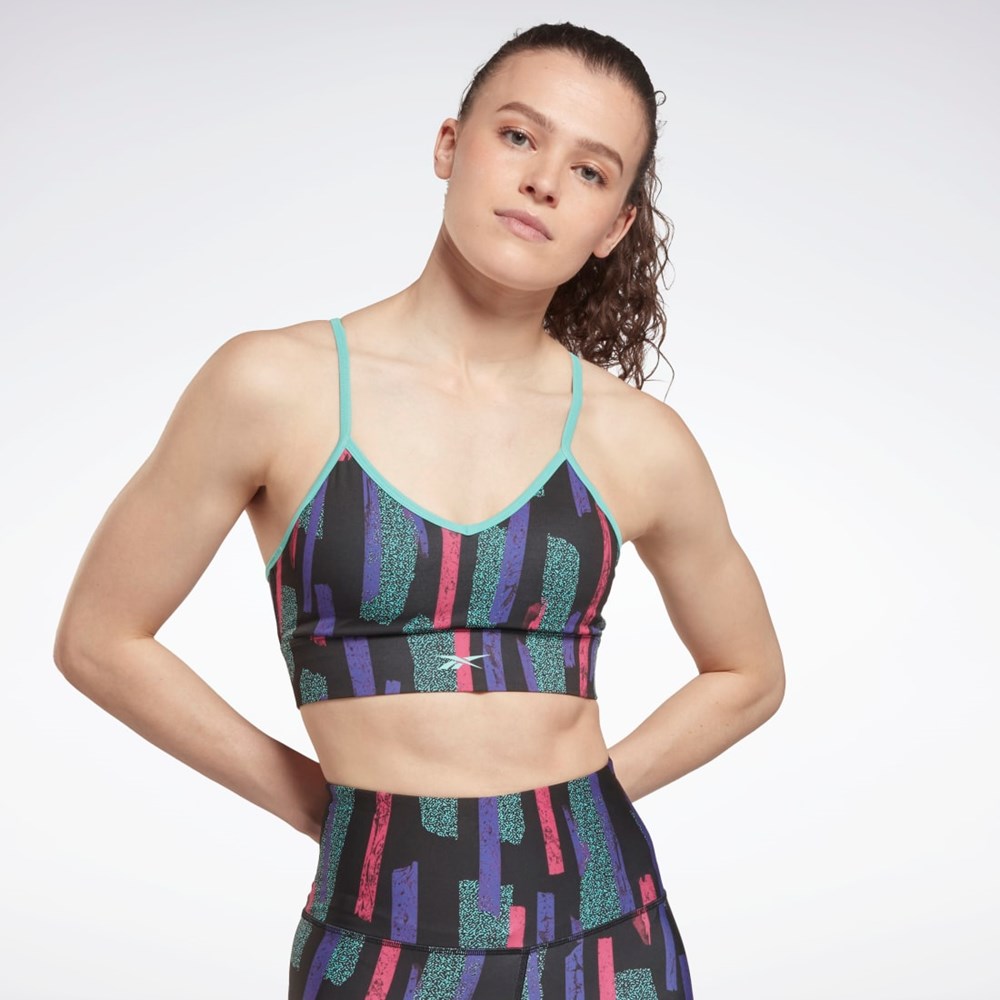 Reebok MYT Printed Bra Rosas | 21BMPWURQ
