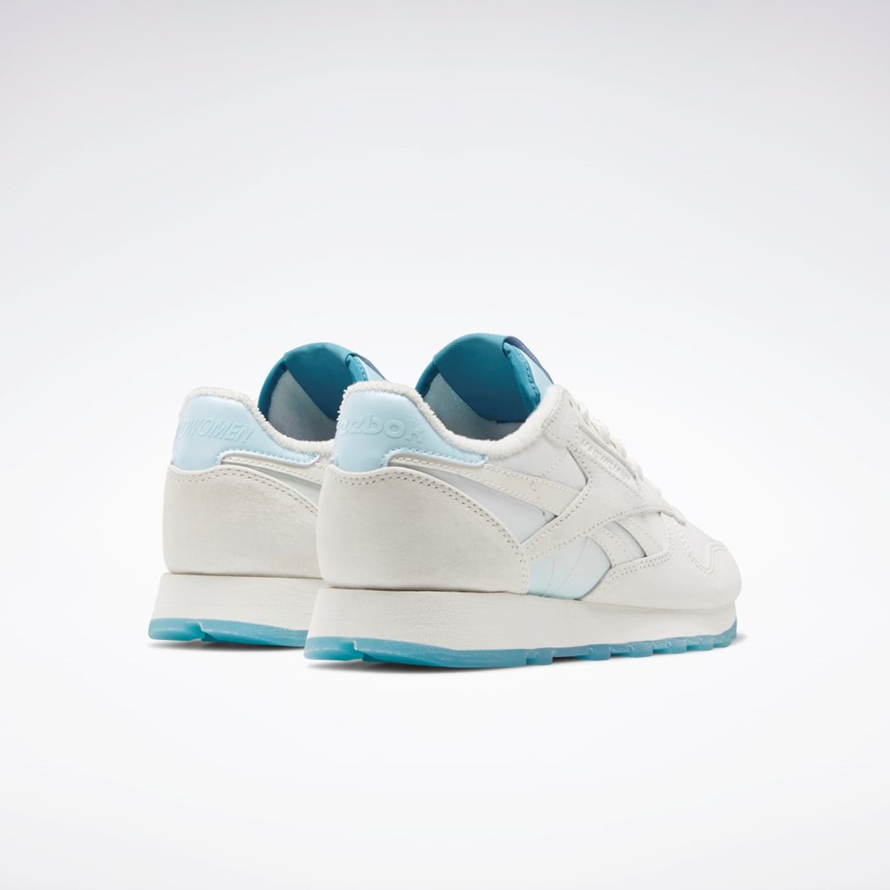Reebok MadWomen Classic Leather Shoes Azules | 95KMYBCDT