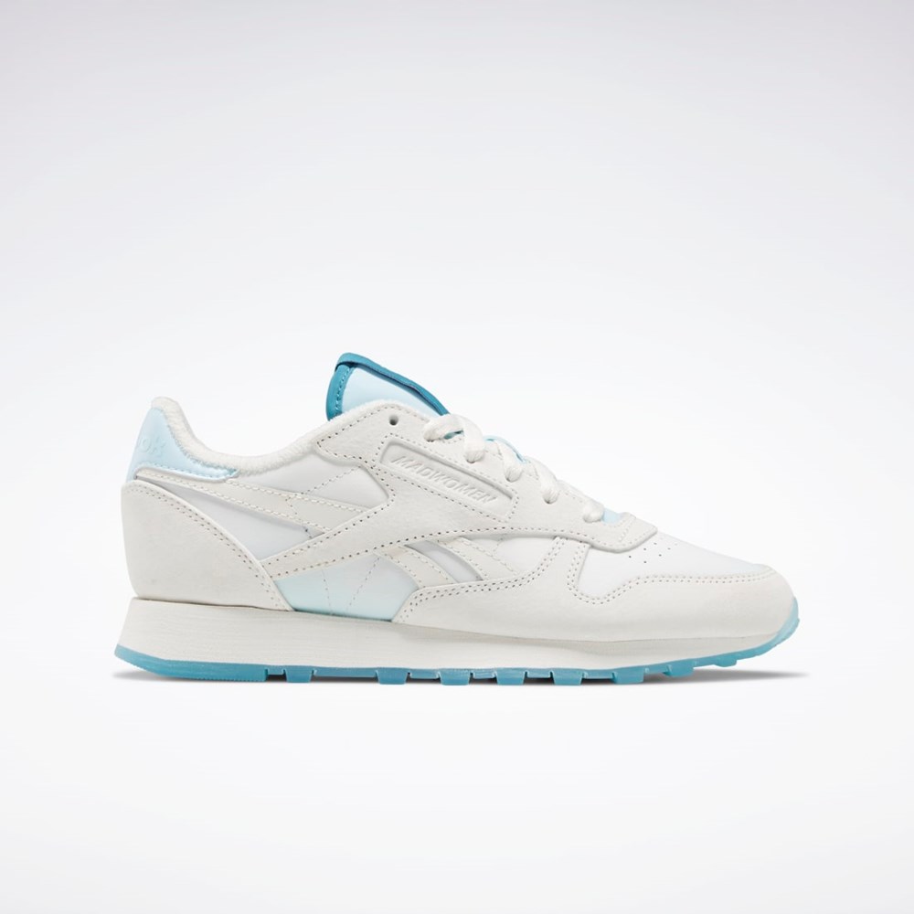 Reebok MadWomen Classic Leather Shoes Azules | 95KMYBCDT