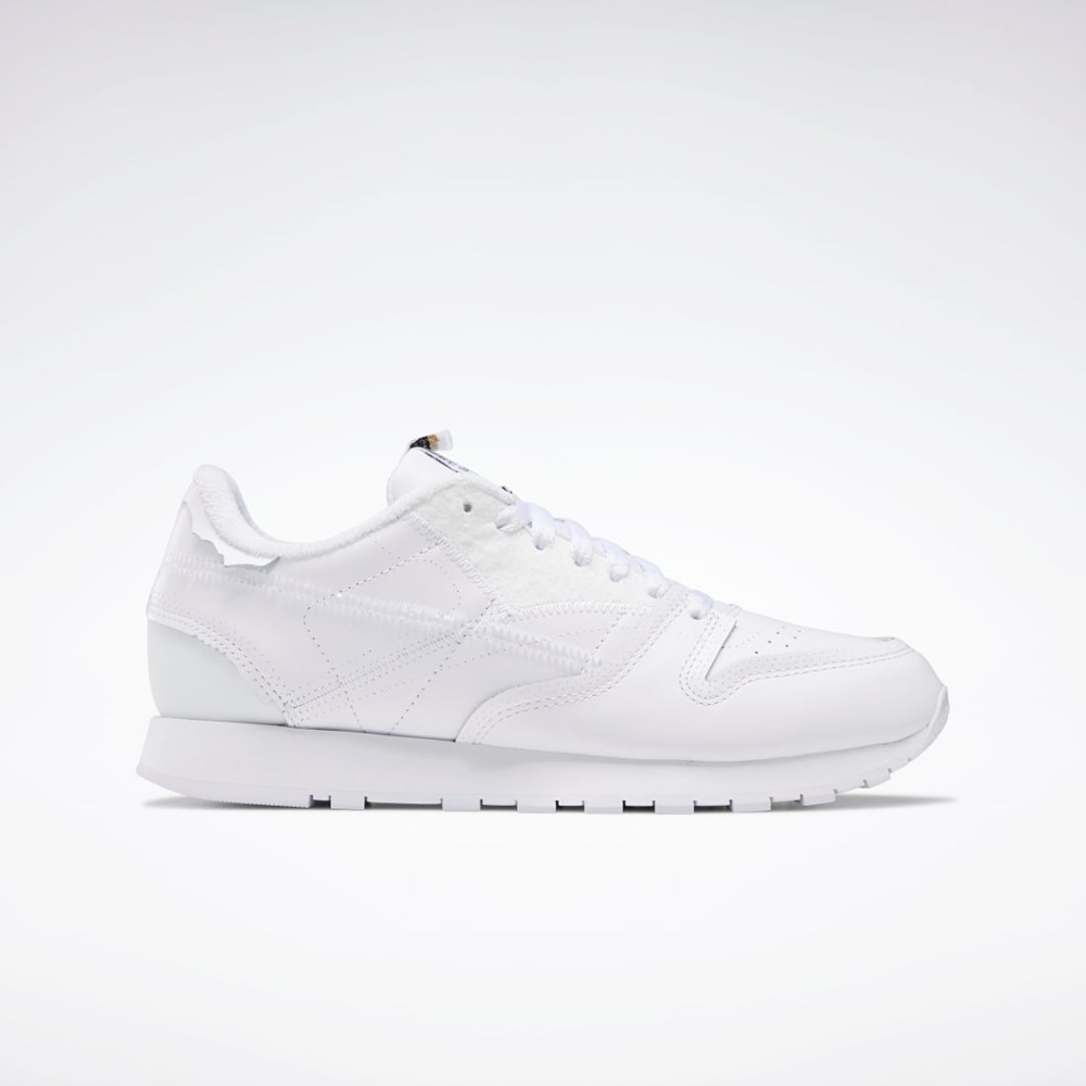 Reebok Maison Margiela CL Memory of Shoes Blancas Negras Blancas | 53HDJOKMR