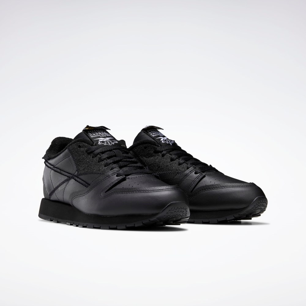 Reebok Maison Margiela CL Memory of Shoes Negras Blancas Negras | 69RLBTVEN