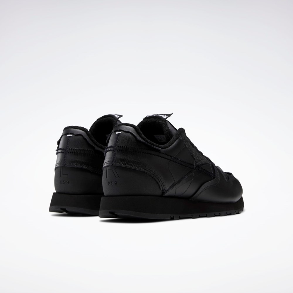Reebok Maison Margiela CL Memory of Shoes Negras Blancas Negras | 81ZEVPYRC