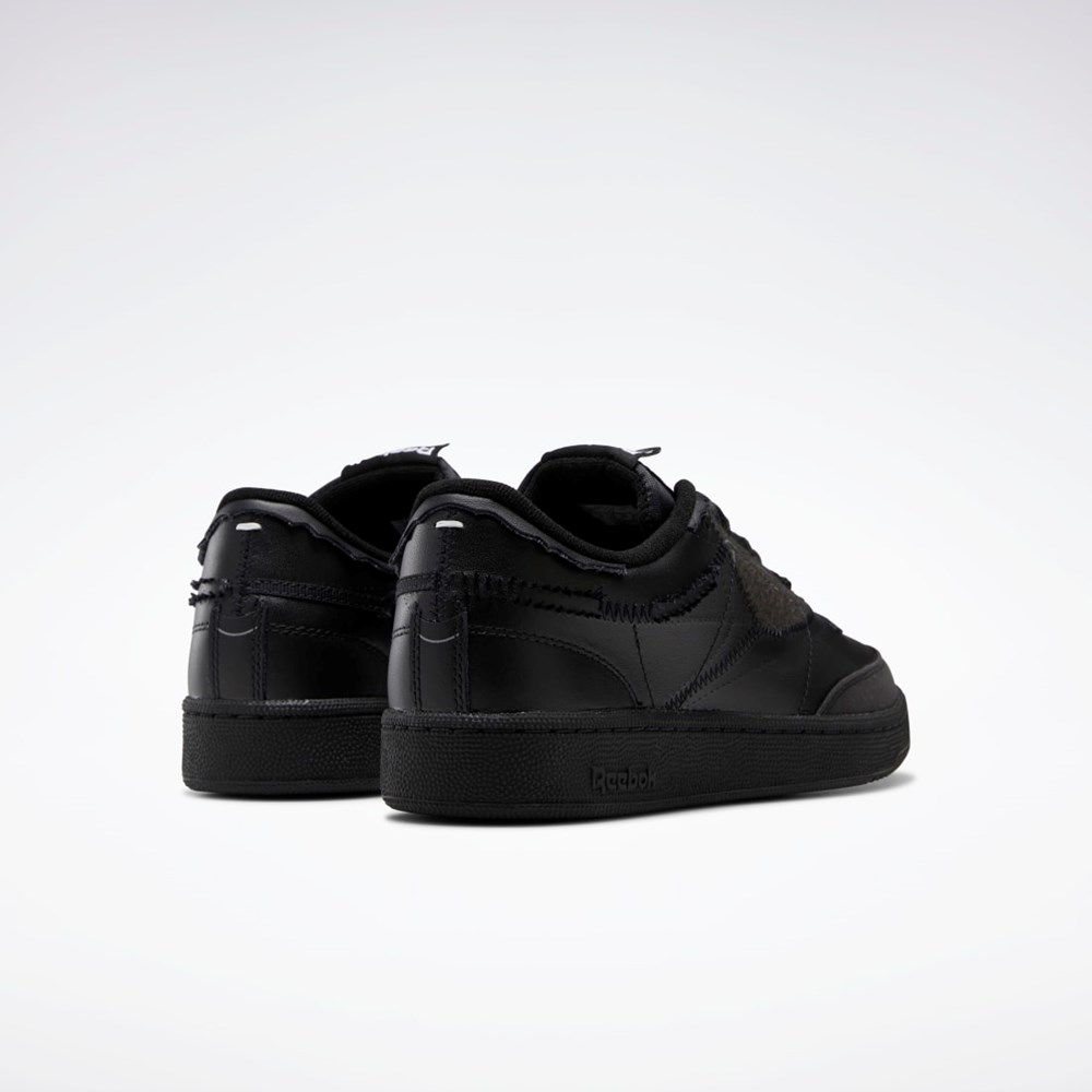 Reebok Maison Margiela Club C Memory Of Shoes Negras Blancas Negras | 60AVUPXEW