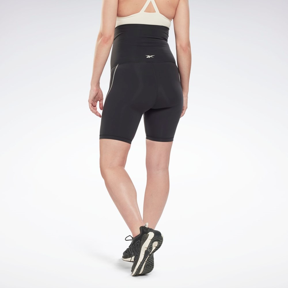 Reebok Maternity Legging Shorts Negras | 34TLKPMNG