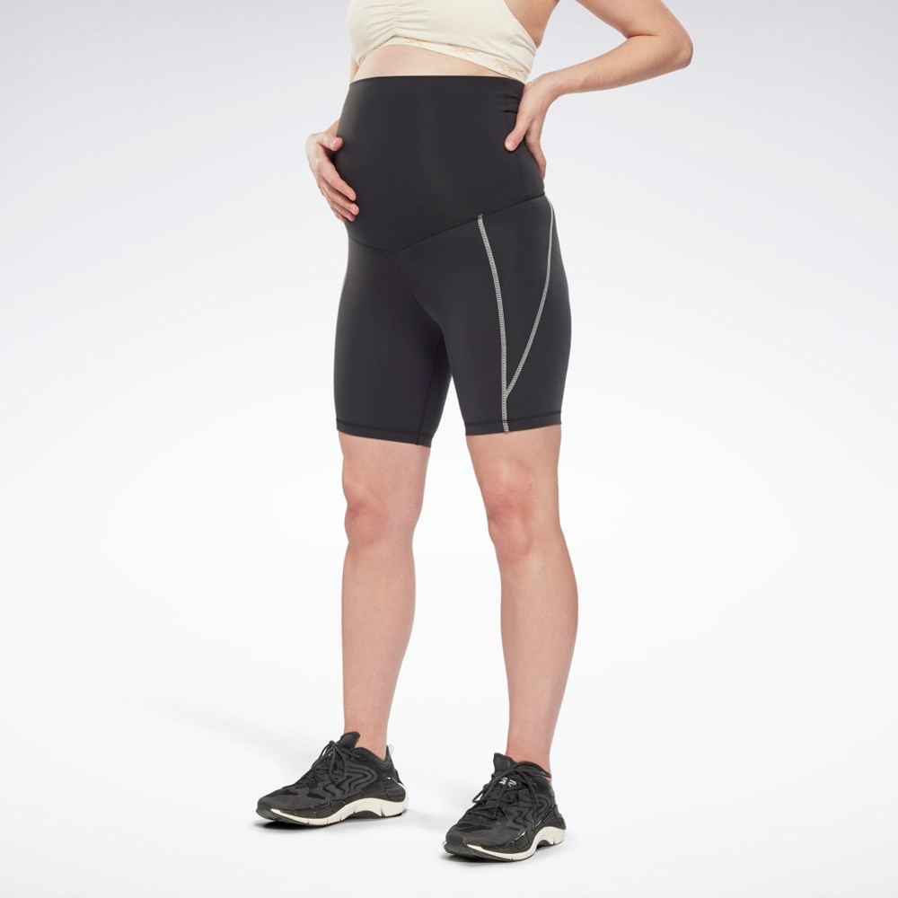 Reebok Maternity Legging Shorts Negras | 34TLKPMNG