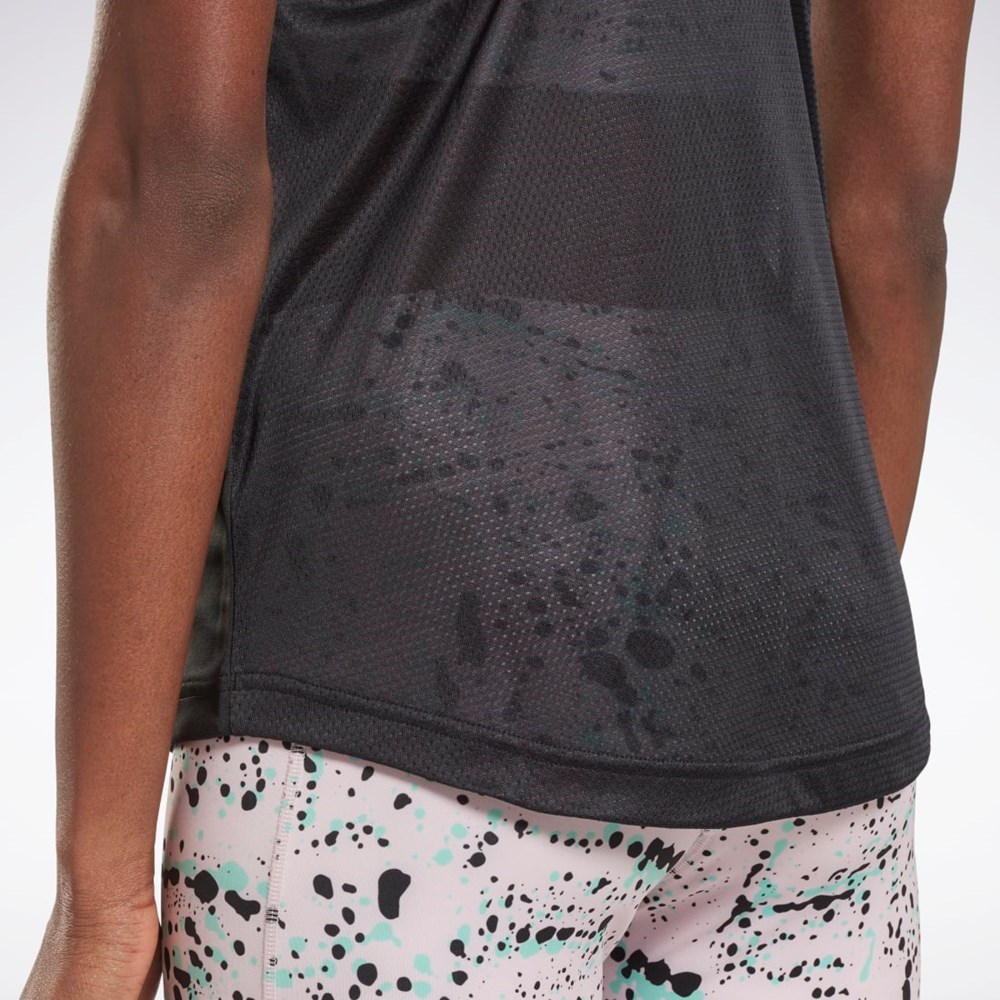 Reebok Mesh Back Tank Top Negras | 14EUVTDRF