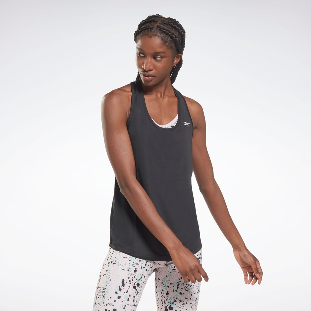 Reebok Mesh Back Tank Top Negras | 14EUVTDRF