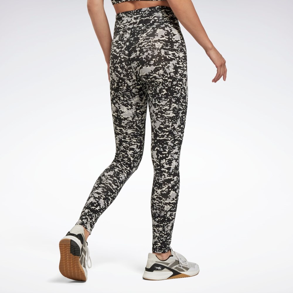 Reebok Modern Safari Algodon Leggings Negras | 16HMVZCRF