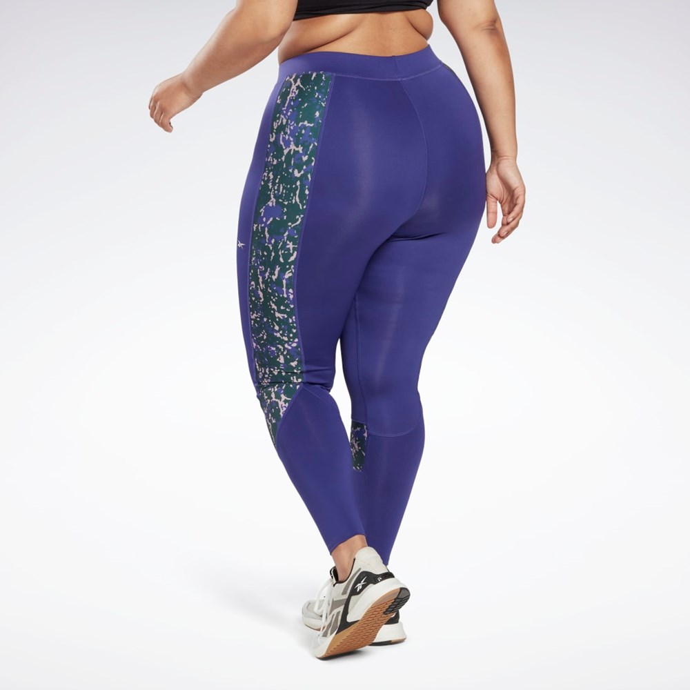 Reebok Modern Safari Leggings (Plus Size) Moradas | 95FVBMOJT