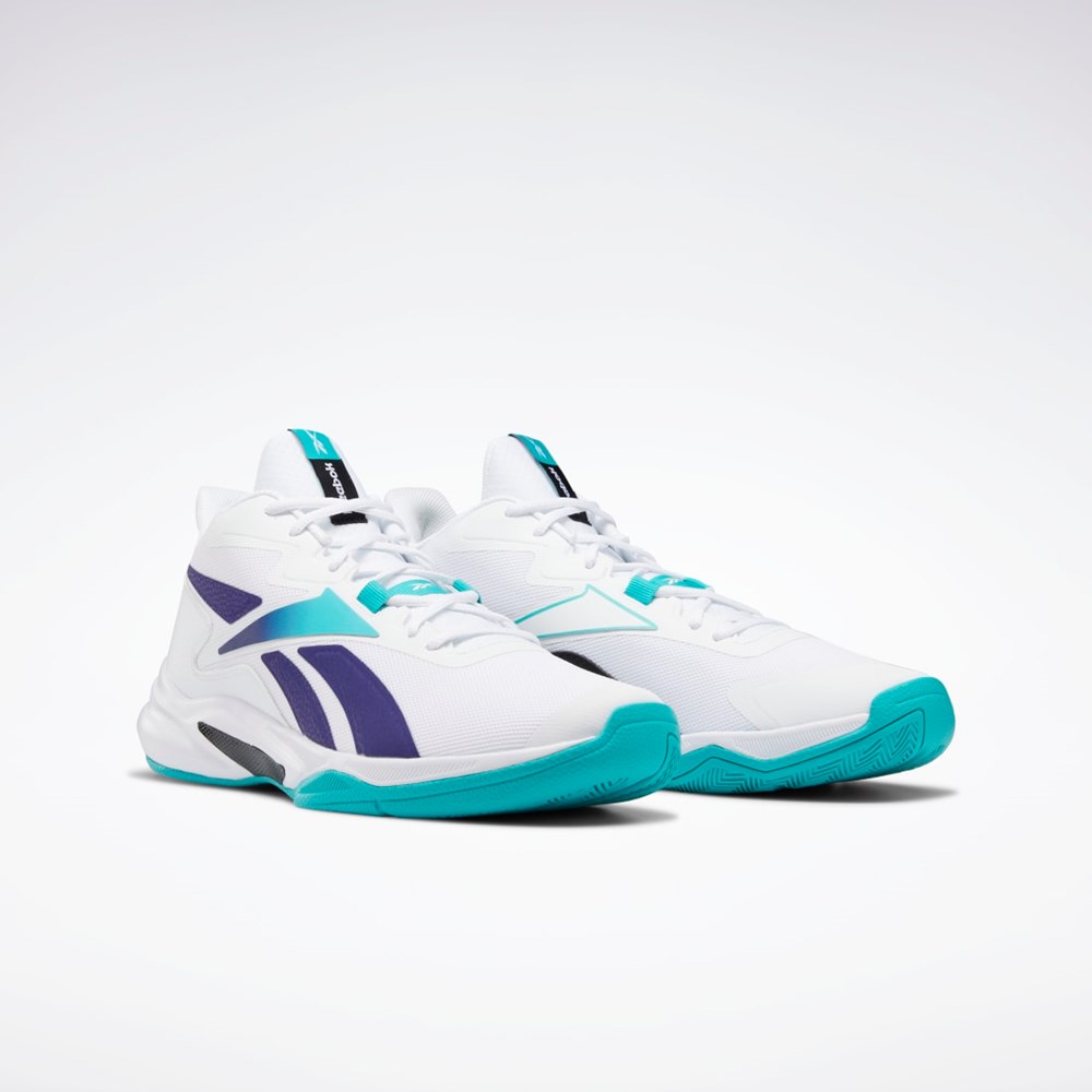 Reebok More Buckets Basketball Shoes Blancas Moradas | 28SXAGQRM
