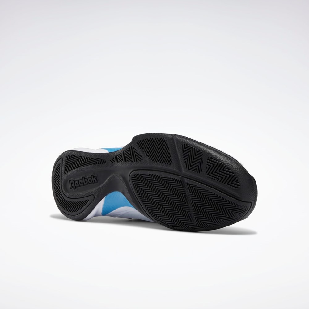 Reebok More Buckets Basketball Shoes Blancas Negras Azules | 31FDPUQRJ