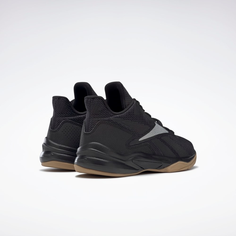 Reebok More Buckets Basketball Shoes Negras Plateadas Blancas | 46DFKJPEX