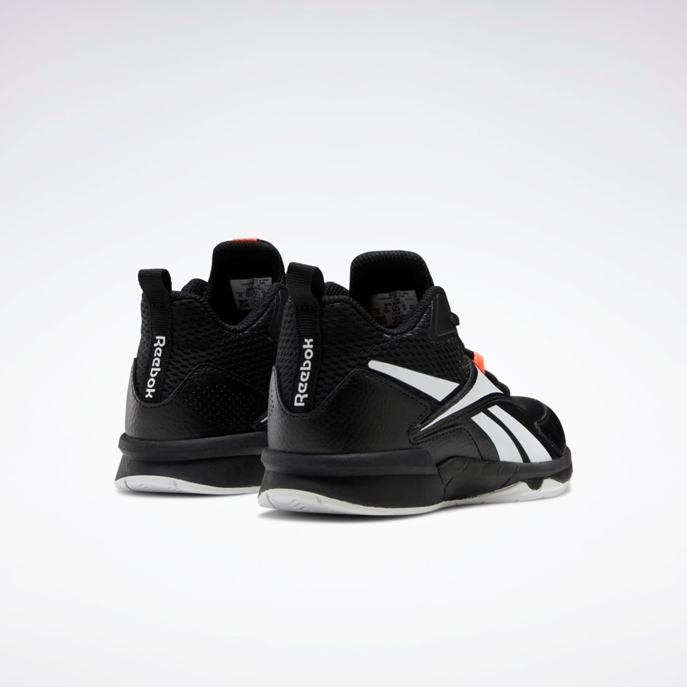 Reebok More Buckets Shoes - Preschool Negras Blancas Naranjas | 85HIRZBJW