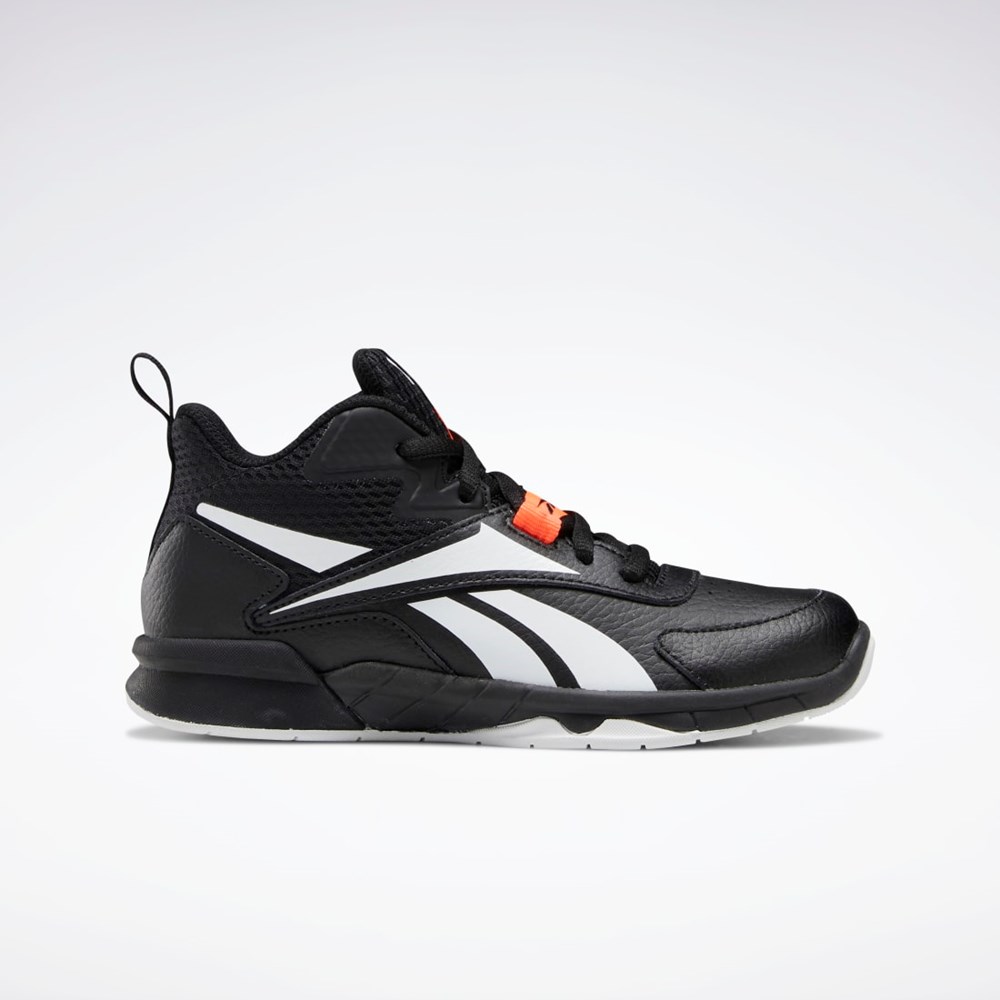 Reebok More Buckets Shoes - Preschool Negras Blancas Naranjas | 85HIRZBJW