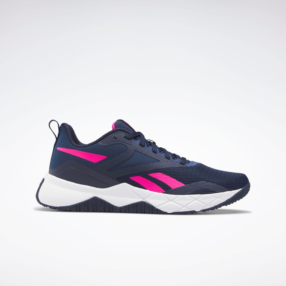 Reebok NFX Entrenamiento Shoes Azul Marino Azules Rosas | 68XZDGTYK