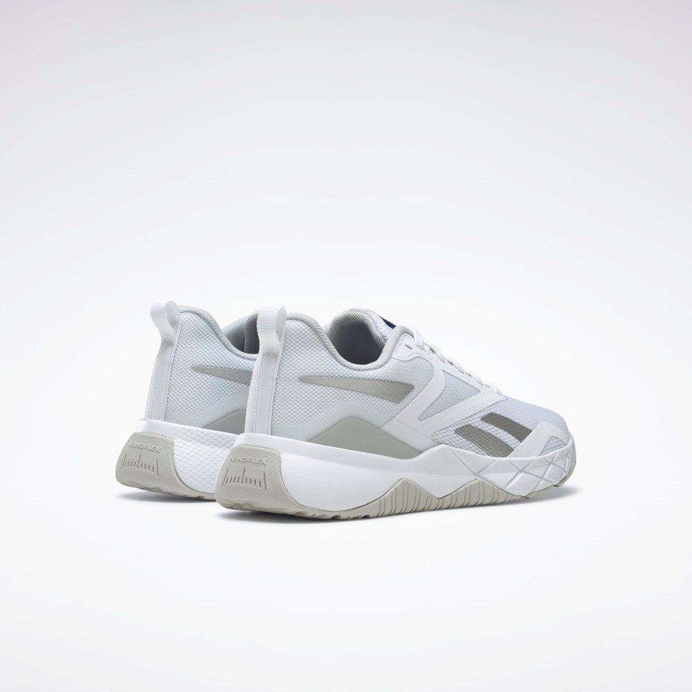 Reebok NFX Entrenamiento Shoes Blancas Gris Azules | 83USQVHDJ