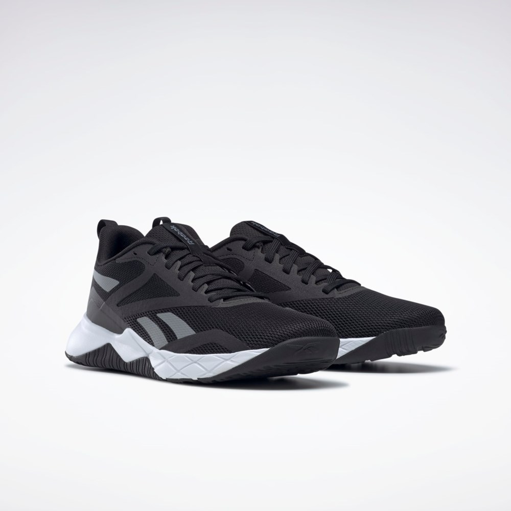 Reebok NFX Entrenamiento Shoes Negras Gris Blancas | 59CEKFTZA