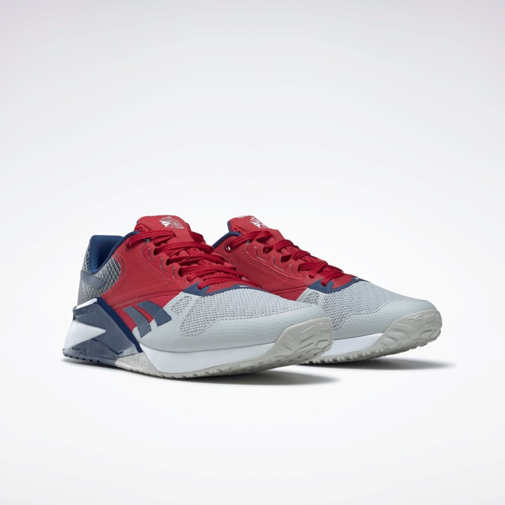Reebok Nano 6000 Entrenamiento Shoes Gris Rojas Azules | 19GYJNOLZ