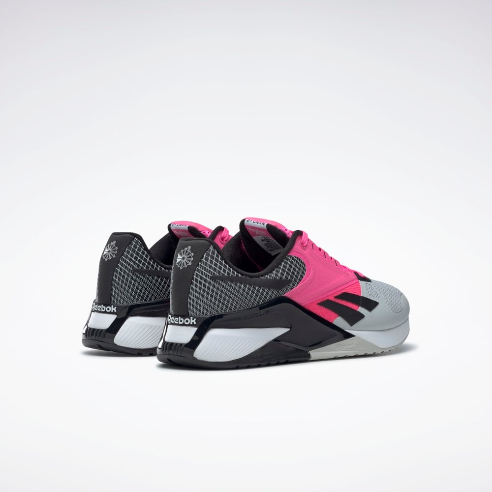 Reebok Nano 6000 Entrenamiento Shoes Gris Rosas Negras | 74PJDKXQA