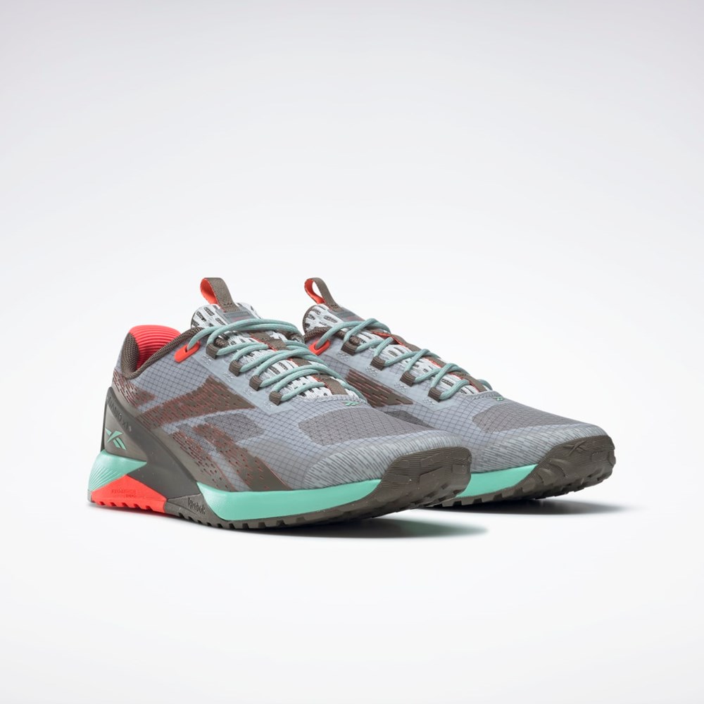 Reebok Nano X1 Adventure Shoes Gris Gris Verde Menta | 04HZMCGPQ