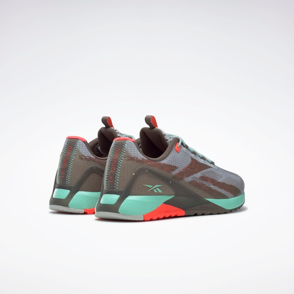 Reebok Nano X1 Adventure Shoes Gris Gris Verde Menta | 04HZMCGPQ