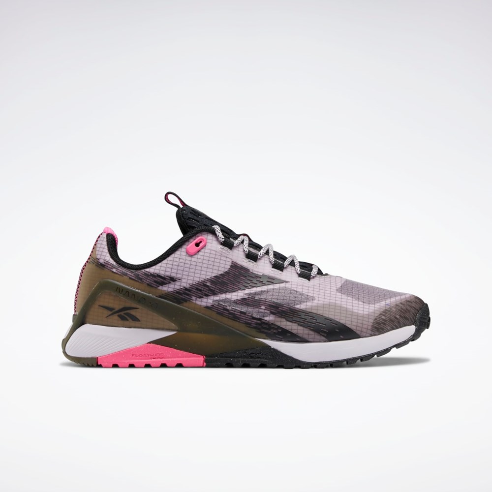 Reebok Nano X1 Adventure Shoes Negras Rosas | 45ABOUPYS