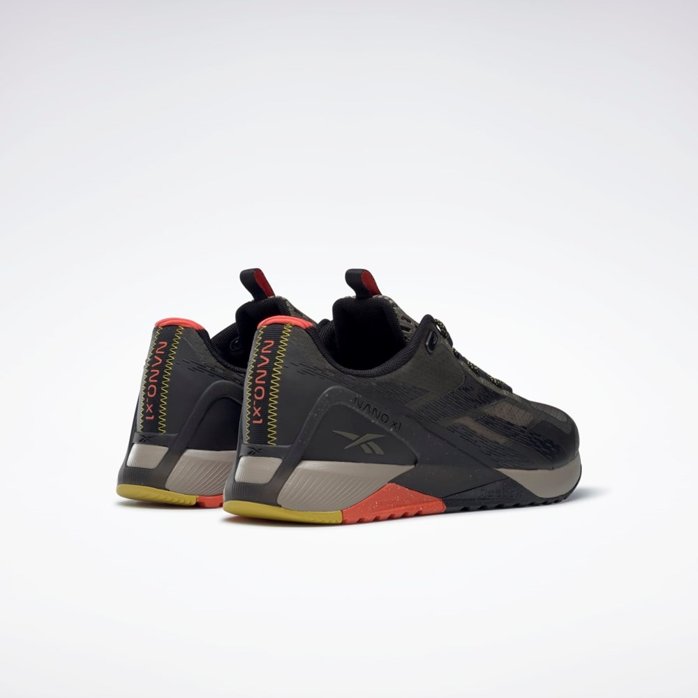 Reebok Nano X1 Adventure Shoes Verde Negras Rojas | 73BOXIVKM