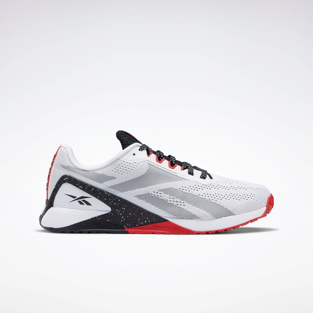 Reebok Nano X1 Entrenamiento Shoes Blancas Negras Rojas | 07HOPEZLF