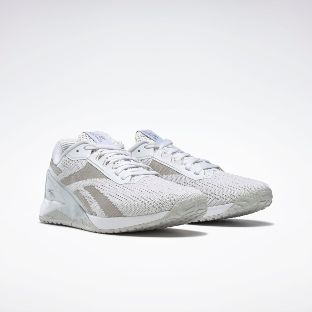 Reebok Nano X1 Entrenamiento Shoes Blancas Blancas Gris | 52AWCXEFB