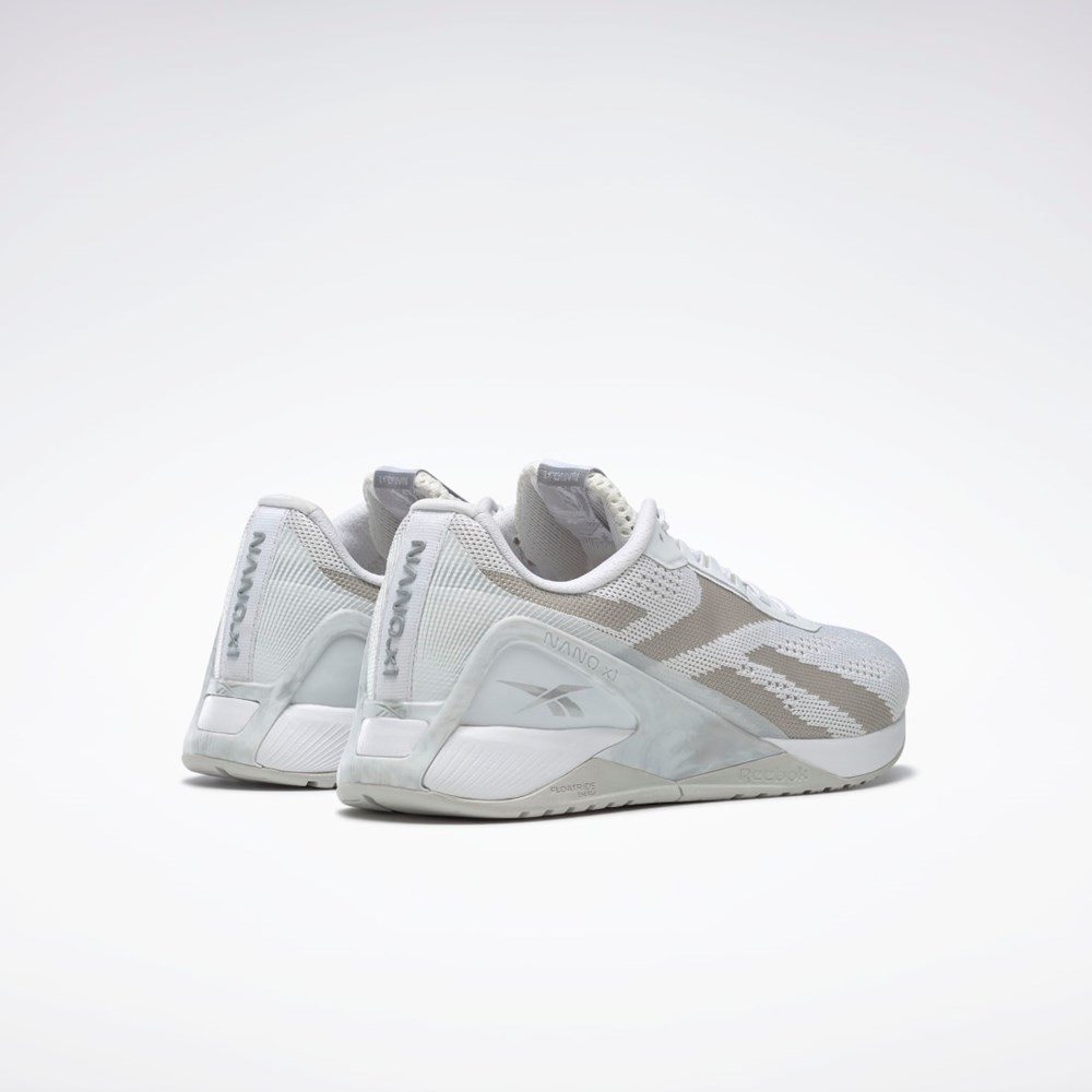 Reebok Nano X1 Entrenamiento Shoes Blancas Blancas Gris | 52AWCXEFB