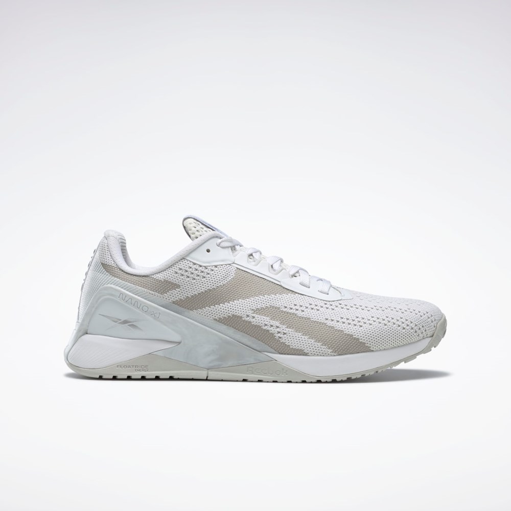 Reebok Nano X1 Entrenamiento Shoes Blancas Blancas Gris | 52AWCXEFB