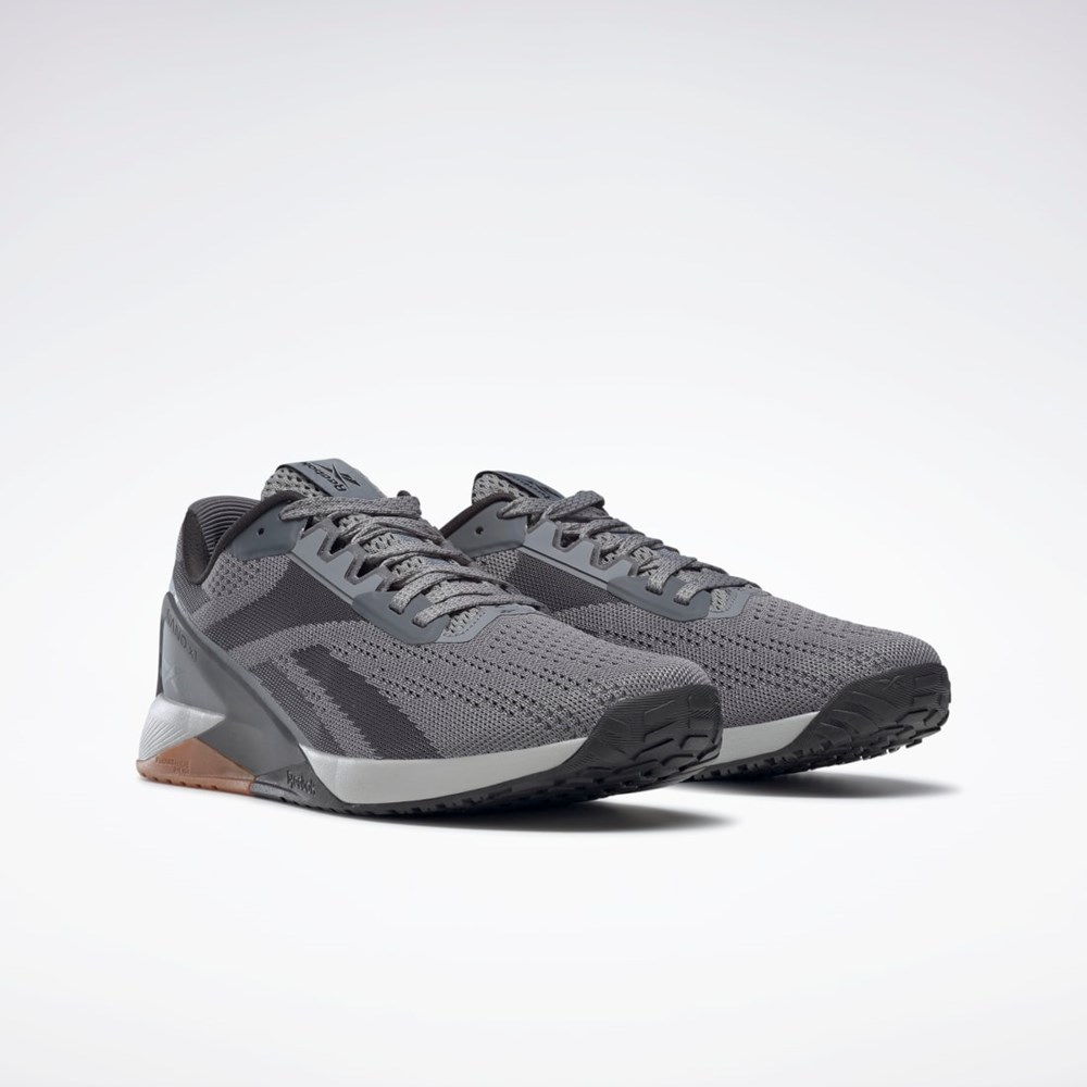 Reebok Nano X1 Entrenamiento Shoes Gris Gris Negras | 15JKCXLVB