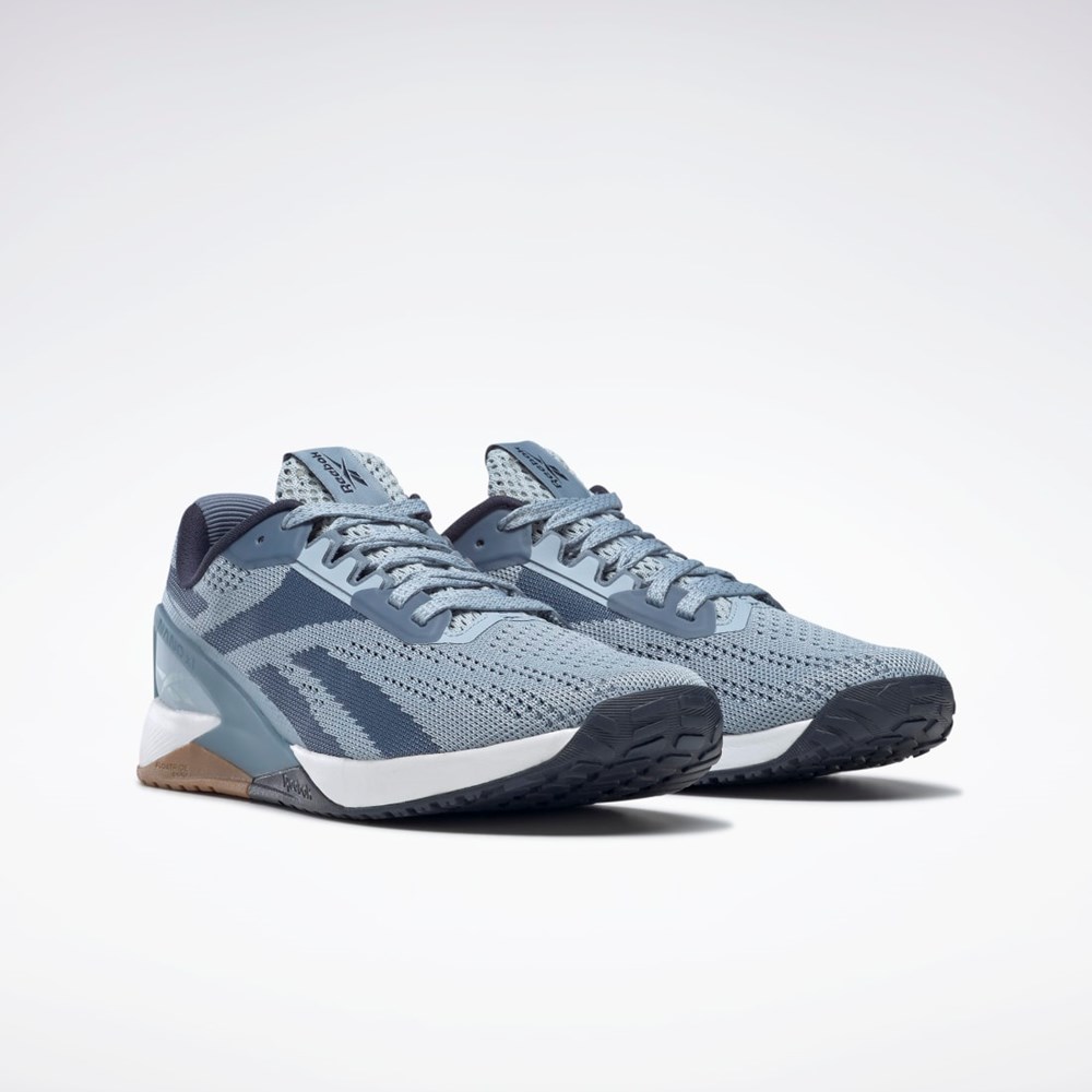 Reebok Nano X1 Entrenamiento Shoes Gris Azules Azul Marino | 30HZRUDYM