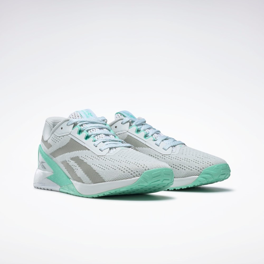 Reebok Nano X1 Entrenamiento Shoes Gris Verde Menta Gris | 87VJOMZWF