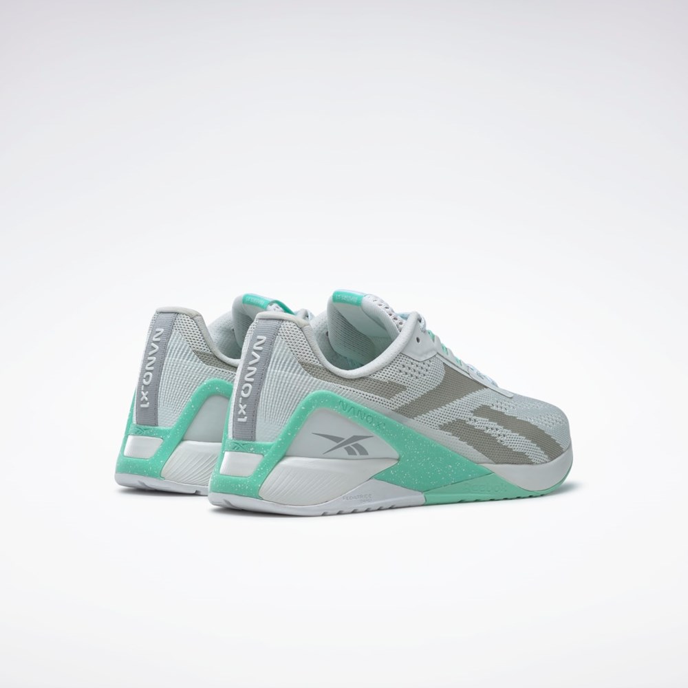 Reebok Nano X1 Entrenamiento Shoes Gris Verde Menta Gris | 87VJOMZWF