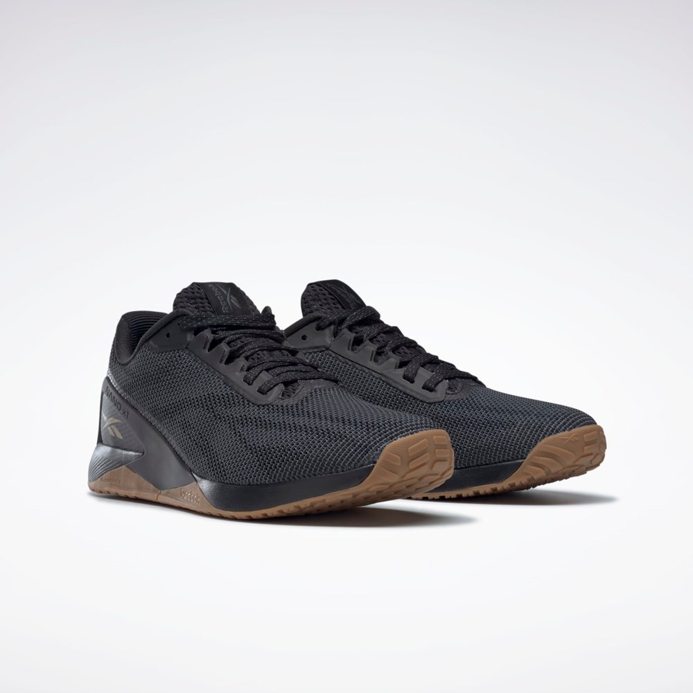 Reebok Nano X1 Grit Entrenamiento Shoes Negras Gris | 51RDYJAGN