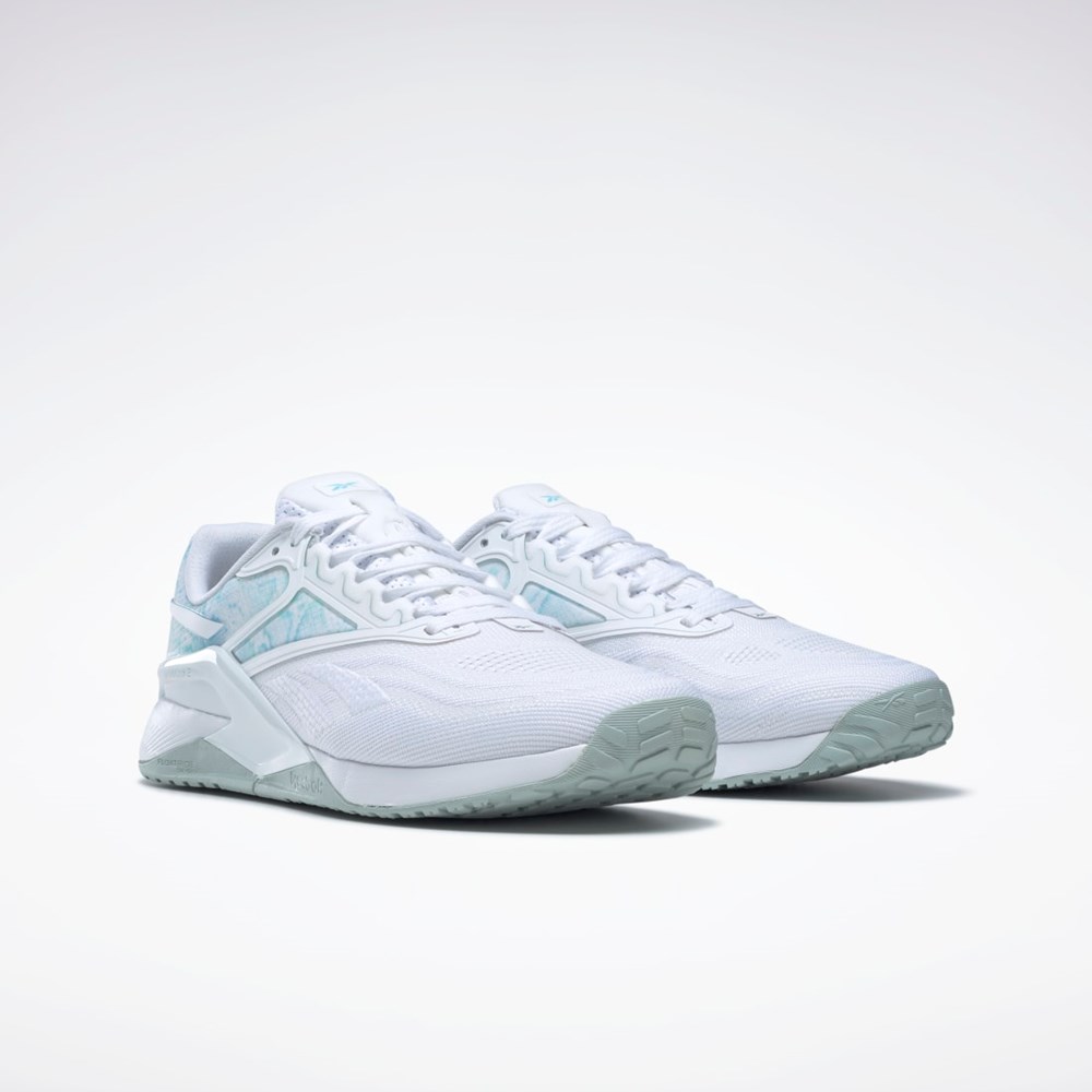 Reebok Nano X2 Entrenamiento Shoes Blancas Gris Verde Menta | 68ARGTMVC