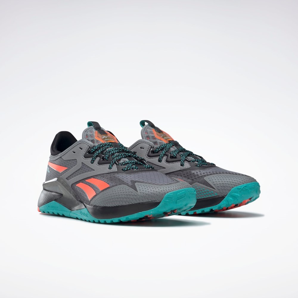 Reebok Nano X2 TR Adventure Entrenamiento Shoes Gris Negras | 93XUCZFHA