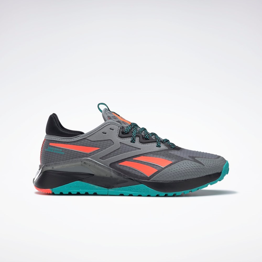 Reebok Nano X2 TR Adventure Entrenamiento Shoes Gris Negras | 93XUCZFHA