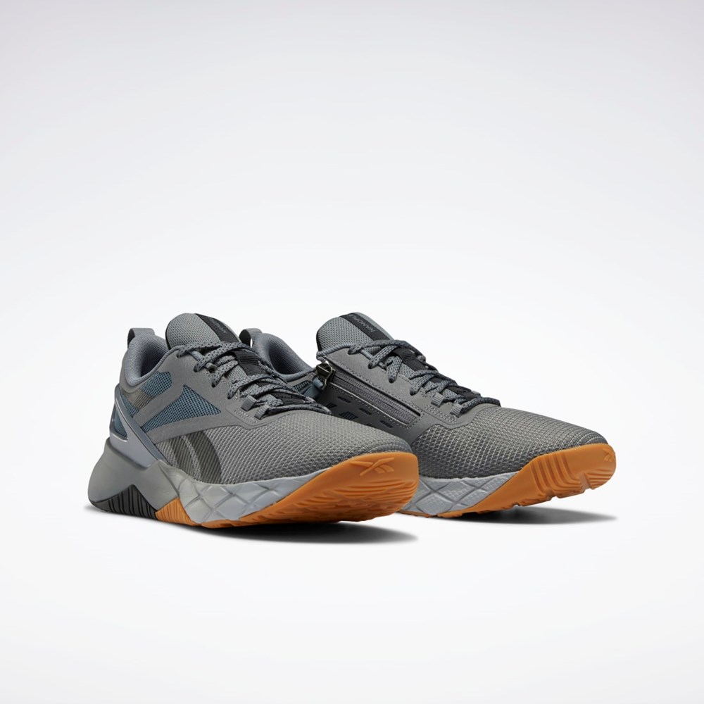 Reebok Nanoflex Parafit TR Shoes Gris Negras | 45ECGMBKR