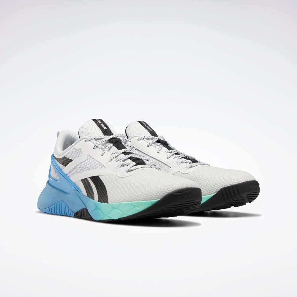 Reebok Nanoflex Parafit TR Shoes Gris Negras Verde Menta | 53RWNSLUI