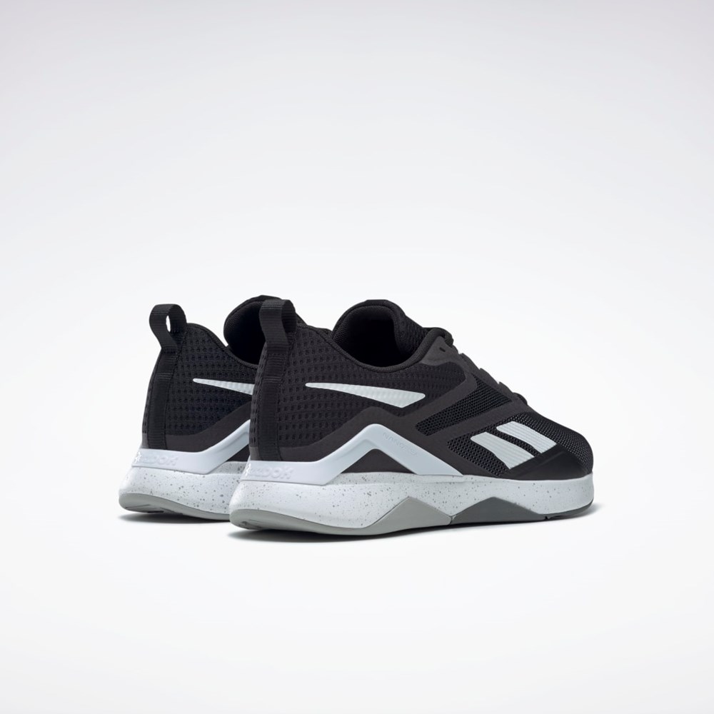 Reebok Nanoflex TR 2.0 Entrenamiento Shoes Negras Blancas Gris | 96WFTVIUY