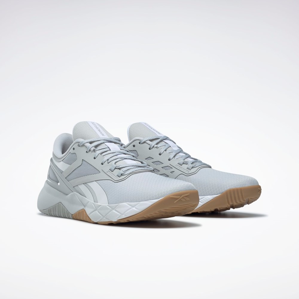 Reebok Nanoflex TR Entrenamiento Shoes Gris Blancas Gris | 92KQMVEYP