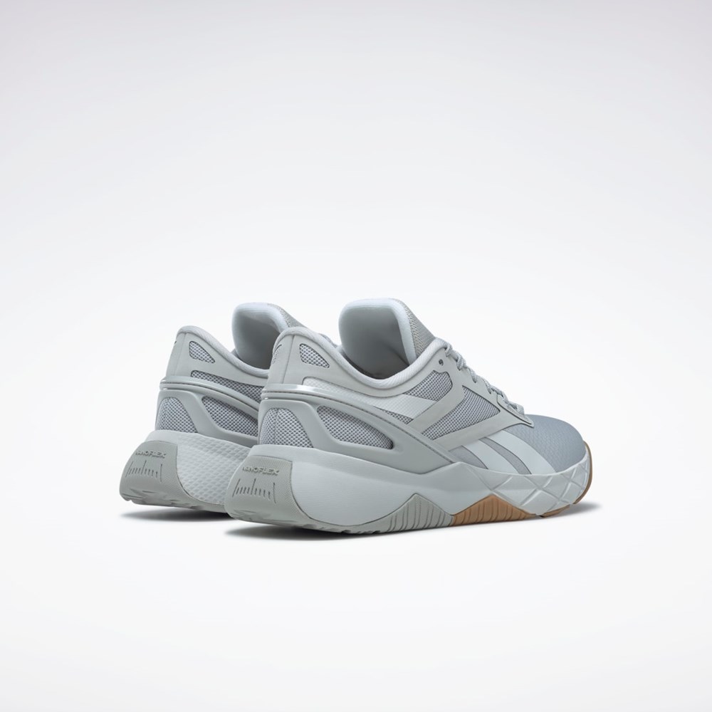 Reebok Nanoflex TR Entrenamiento Shoes Gris Blancas Gris | 92KQMVEYP