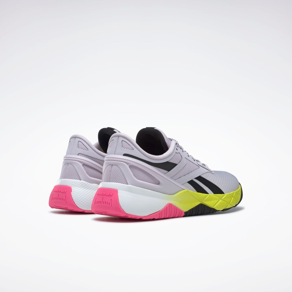 Reebok Nanoflex TR Entrenamiento Shoes Negras Rosas | 48WKSPOUG