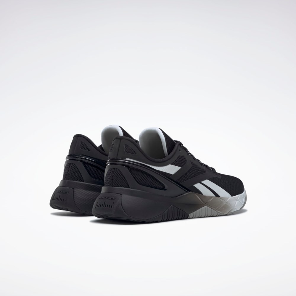 Reebok Nanoflex TR Entrenamiento Shoes Negras Blancas Gris | 56VQITMHS