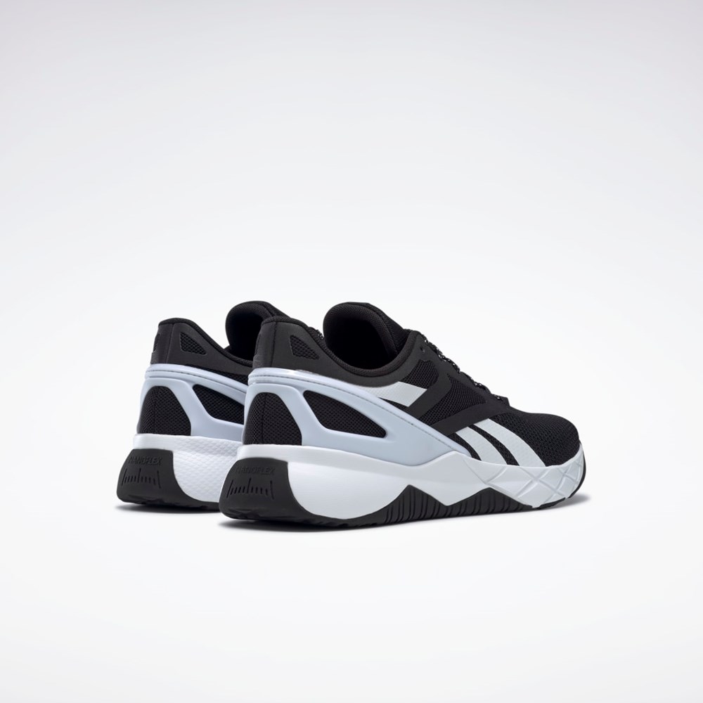 Reebok Nanoflex TR Entrenamiento Shoes Negras Blancas Negras | 57KXIFEGM
